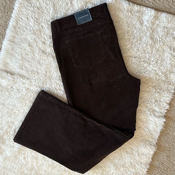 Lands' End corduroy pants in spice brown 18x31 - Picture 8 of 9